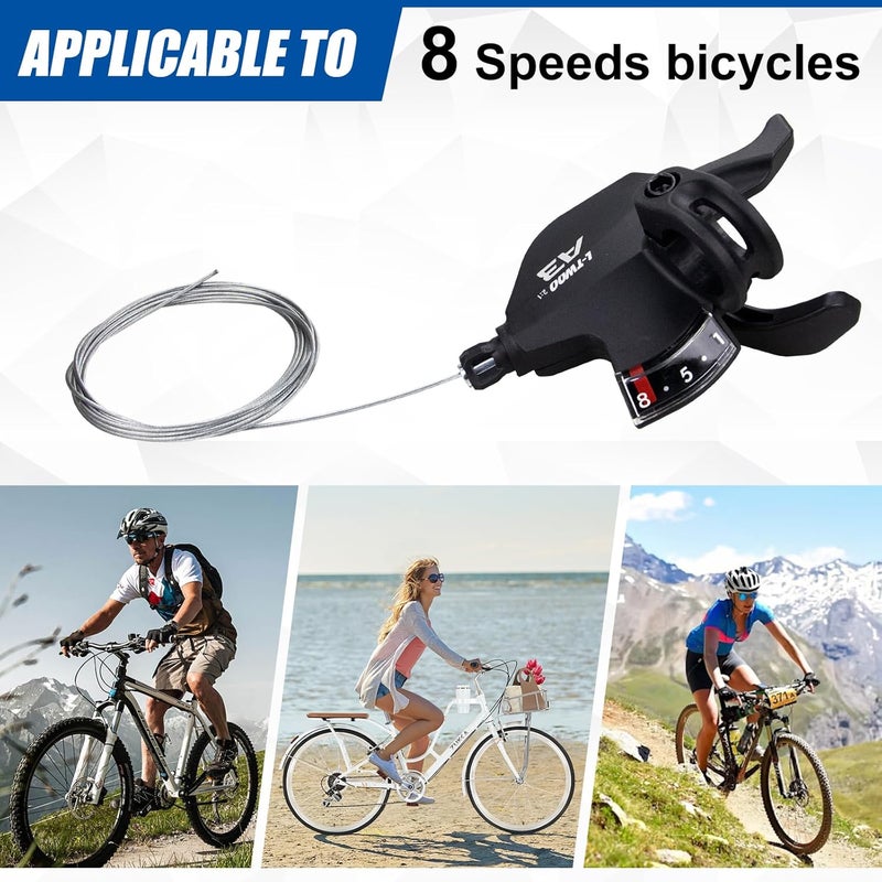 WEEROCK Bike Shifter Lever 8 Speeds Right Thumb Gear Shift Lever for Mountain Bicycle - Image 3